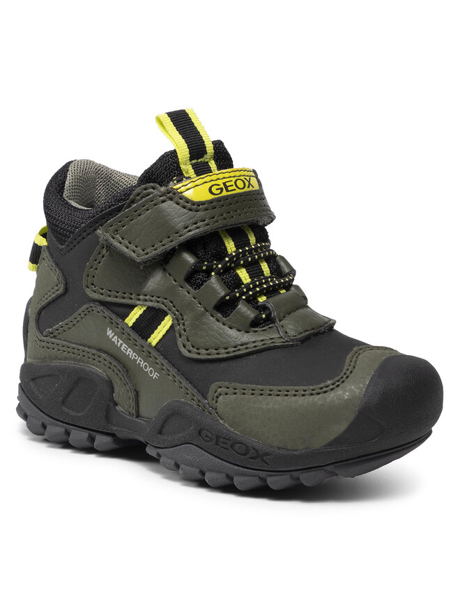Geox Jungen Winterstiefel New Savage – Wasserfest, Atmungsaktiv, Mit Schnürverschluss & Wärmendem Futter