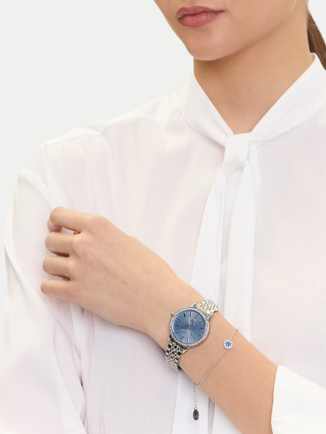 U.S. Polo Assn. Σετ Ρολόι & Βραχιόλι U.S. Polo Assn. Faith USP6392TW Ασημί