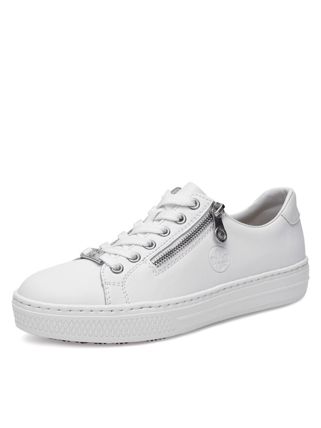 Rieker Sneakersy Rieker L59L1-83 Biela