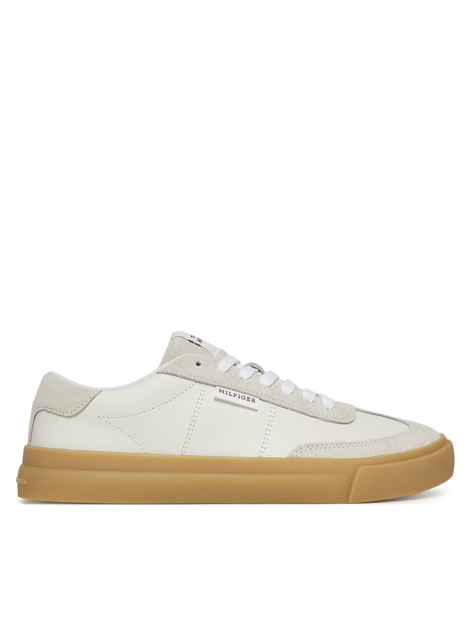 Tommy Hilfiger Sneakers Tommy Hilfiger Th Cupset Summer Lth FM0FM05487 Bianco