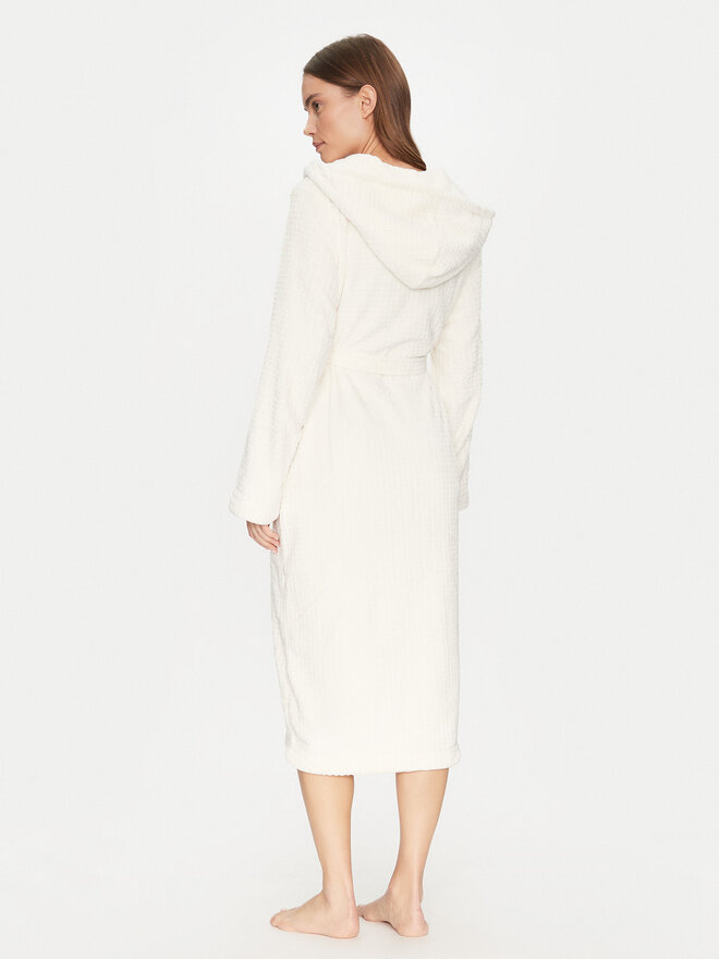 Hunkemöller Hunkemöller Bademantel Waffle 301439 Weiß