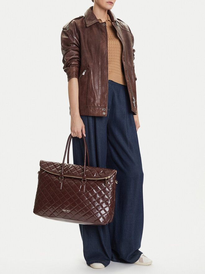 Nine West Ročna torba Nine West CEO-SOPHIA-LA374-4066 Rjava