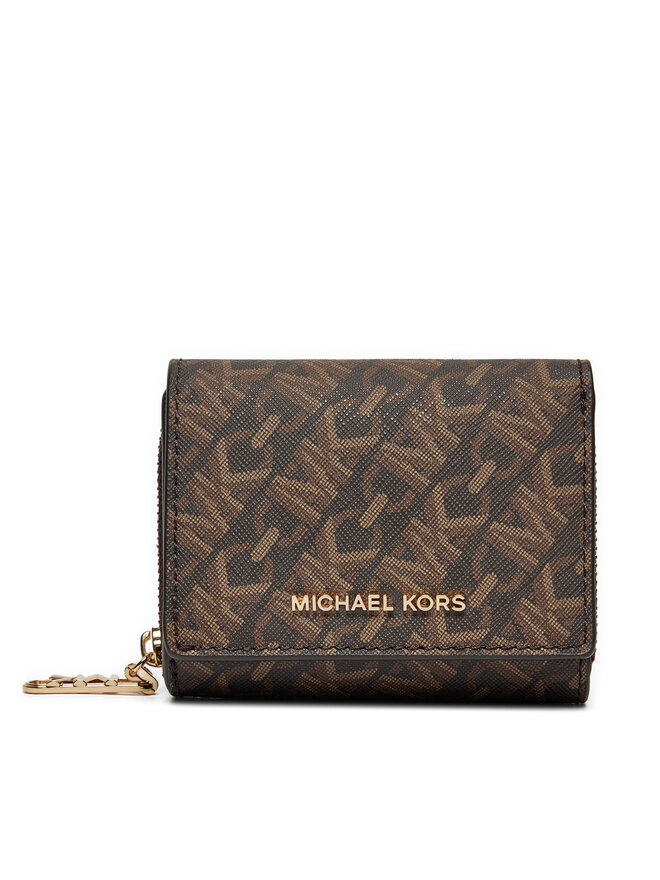 Porte monnaie michael kors marron new arrivals