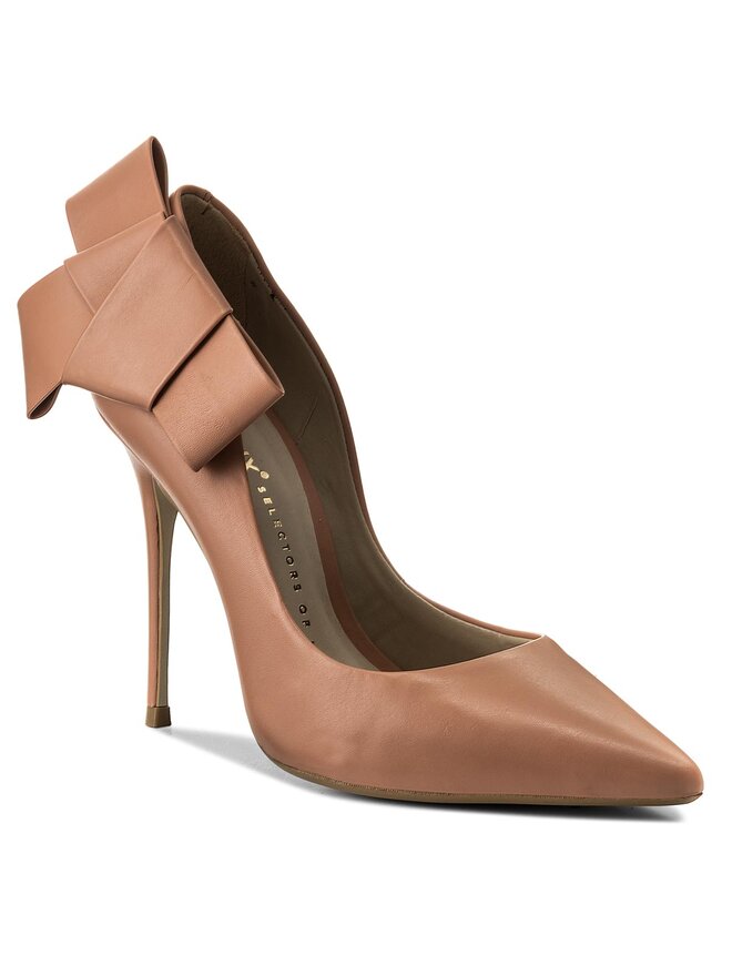 Bronx Pantofi cu toc subțire Bronx 75091-B BX 1209 Bej