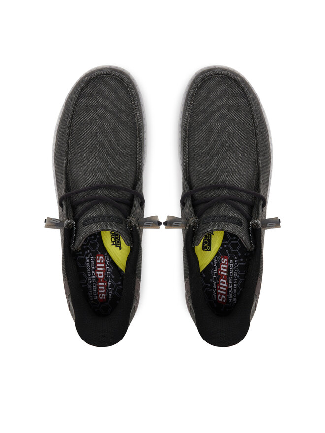 Skechers Mokasíny Skechers Melson-Coronado 210959/BKGY Černá
