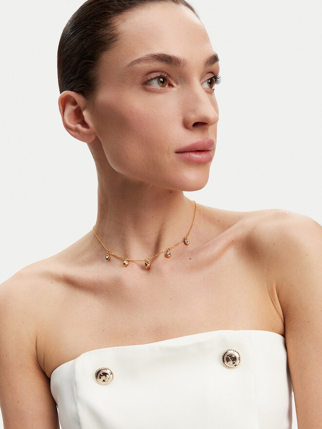 Guess Колие Guess JUBN05185JW Златист