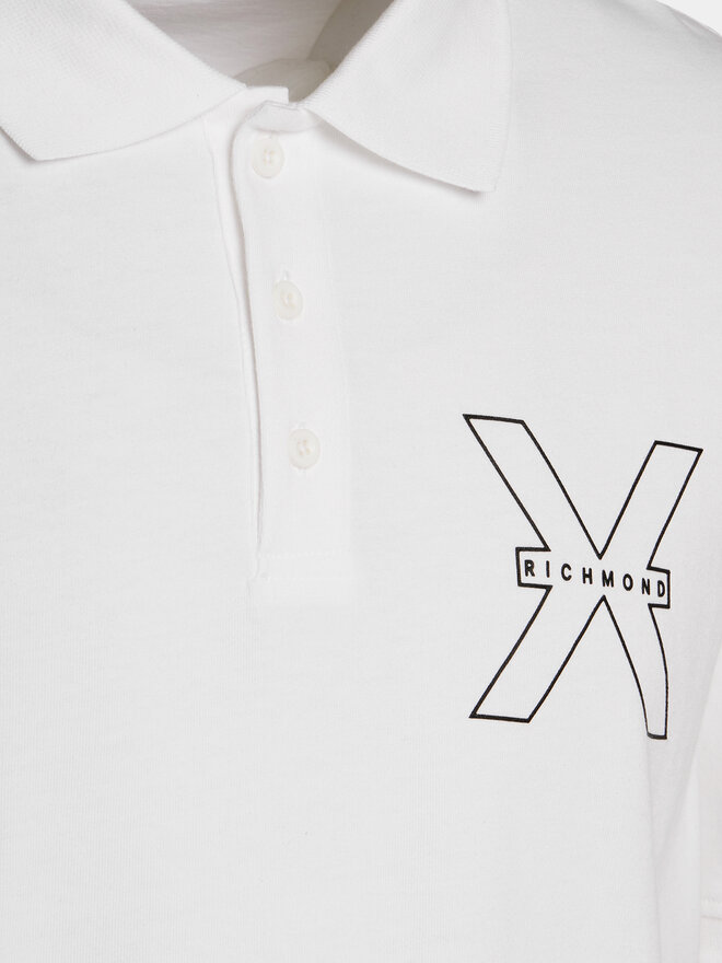 Richmond X Richmond X Polo Lisi UMP24207PO Bijela Regular Fit