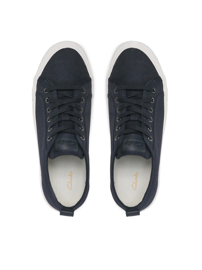 Clarks Sneakers aus Stoff Clarks Roxby Lace 261647297 Dunkelblau