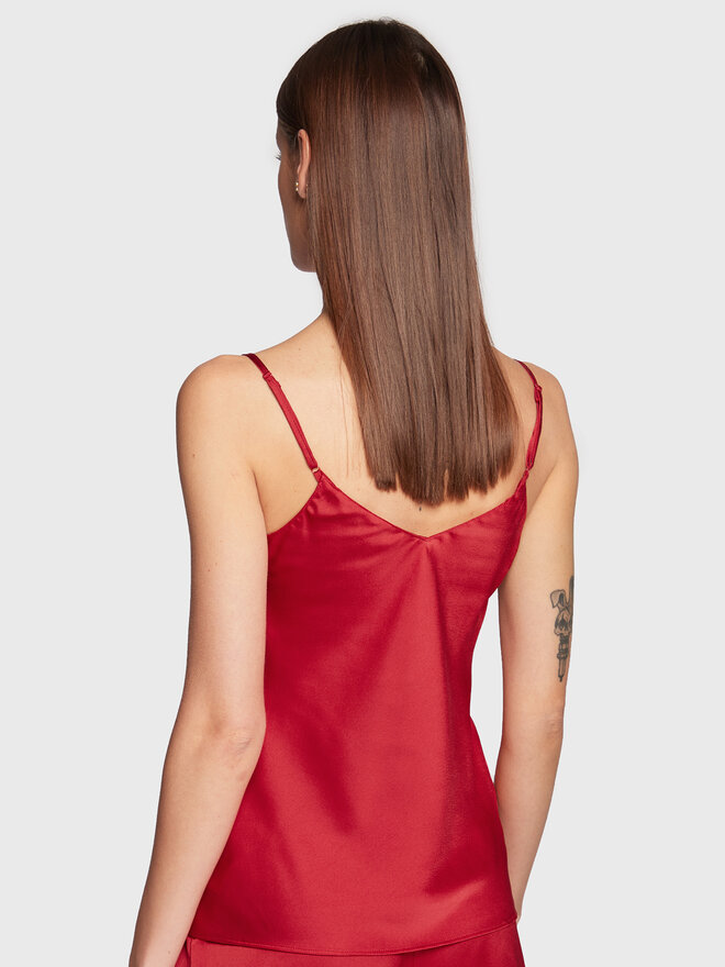 Etam Etam Pizsama felső Ombrelle 6531095 Piros Regular Fit