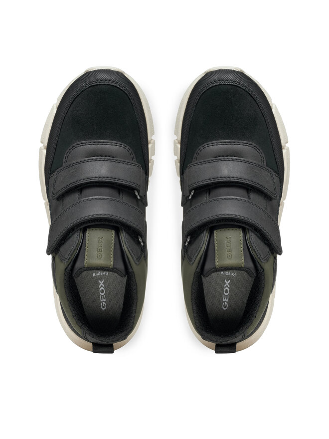Geox Schnürschuhe Geox J Flexyper Boy J569BA 0ME32 C0033 S Dunkelgrün