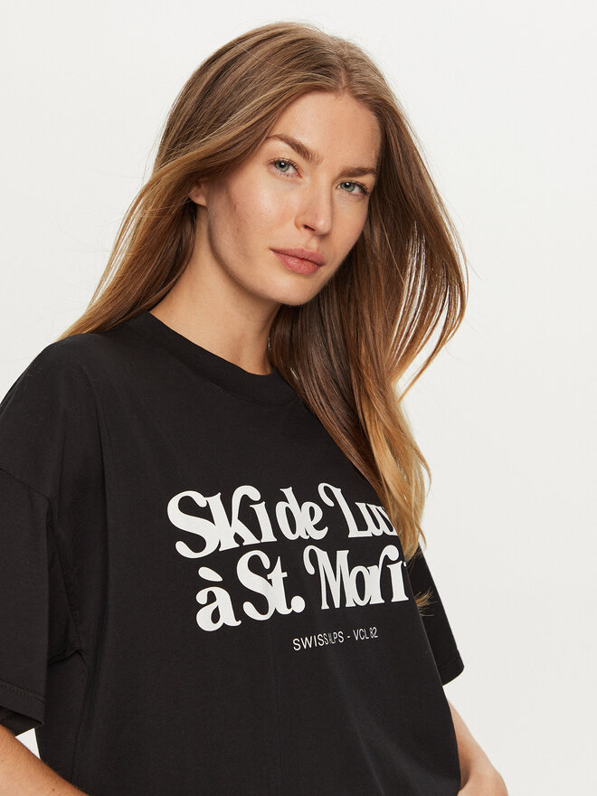 ViCOLO ViCOLO T-Shirt RS0052 Μαύρο Regular Fit