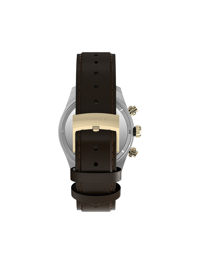 Timex Ρολόι Timex Waterbury Heritage TW2Y24100 Μαύρο