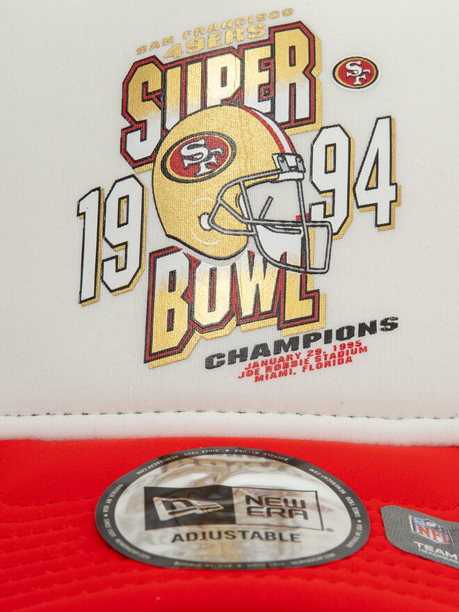 New Era Czapka z daszkiem New Era San Francisco 49Ers Superbowl 60595295 Biały