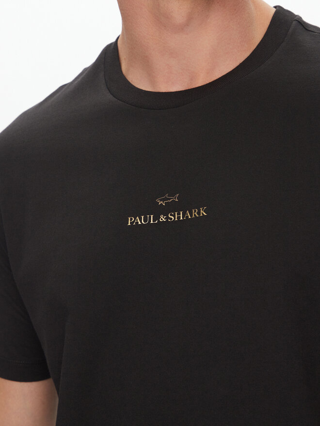 Paul&Shark Paul&Shark T-Shirt C0P1240 Μαύρο Regular Fit