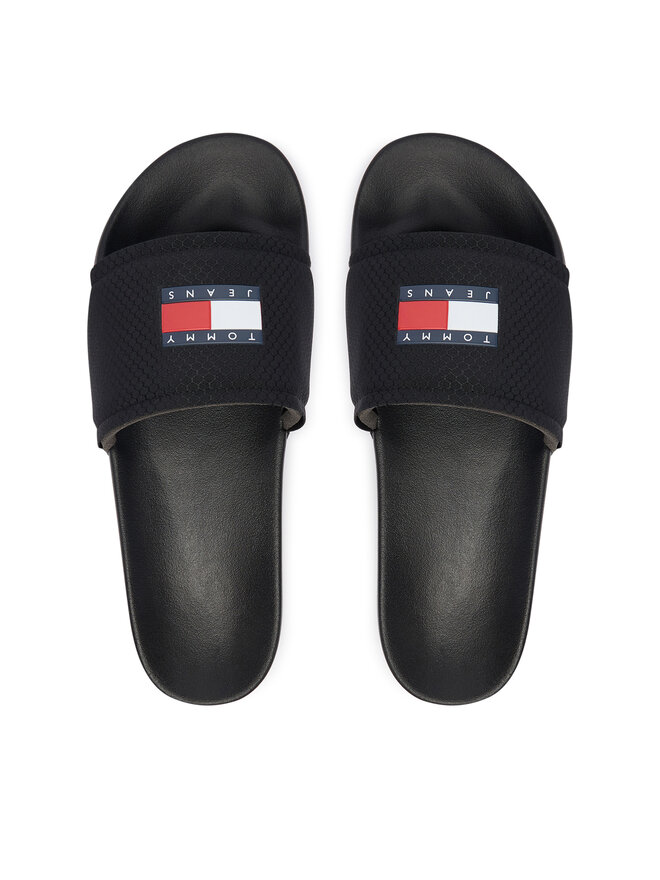 Tommy Jeans Pantoletten Tommy Jeans Tjm Pool Slide EM0EM01673 Schwarz