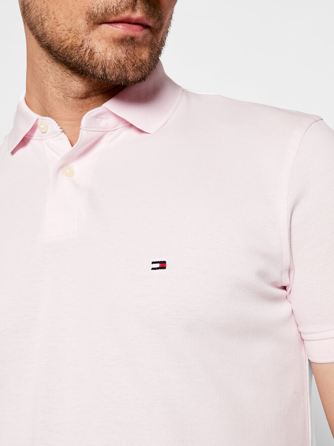 Tommy Hilfiger Tommy Hilfiger Поло 1985 MW0MW17770 Рожевий Regular Fit