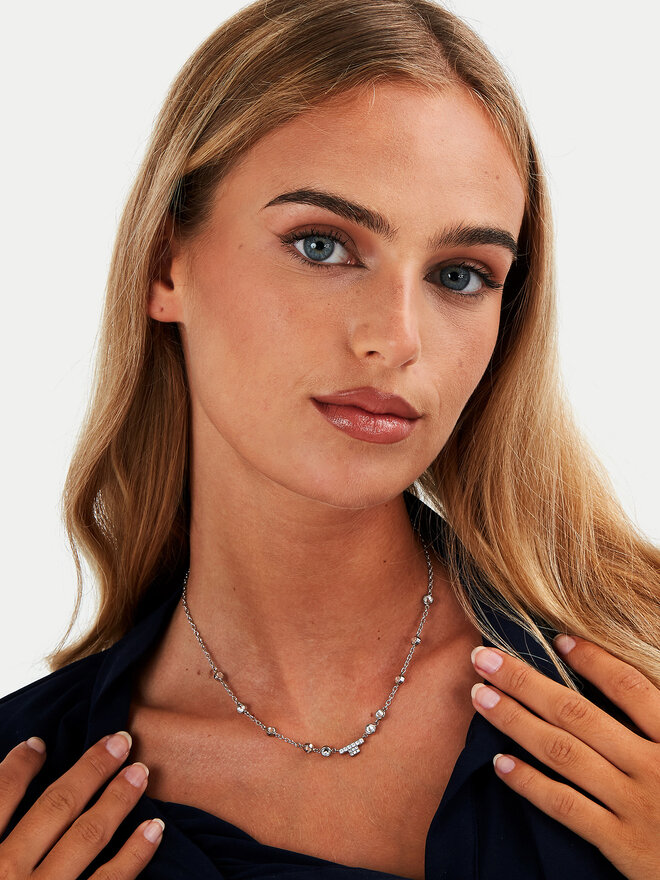 Trussardi Ogrlica Trussardi TJAXC04 Srebrna