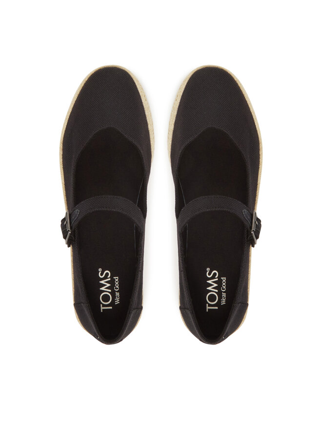 Toms Espadrillas Toms Carolina Mary Jane 10021878 Nero