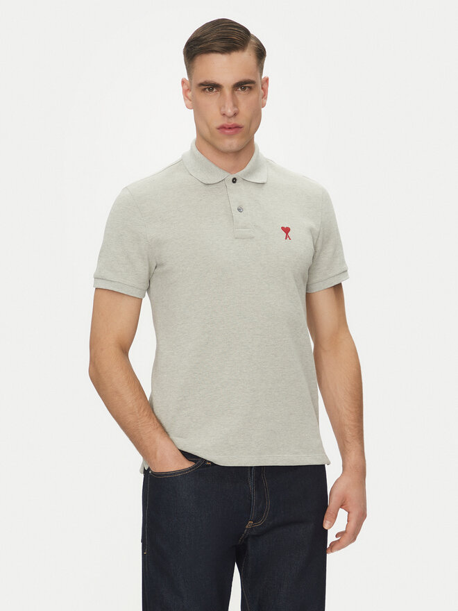 AMI PARIS AMI PARIS Pólóing BFUPL001.760 Szürke Regular Fit