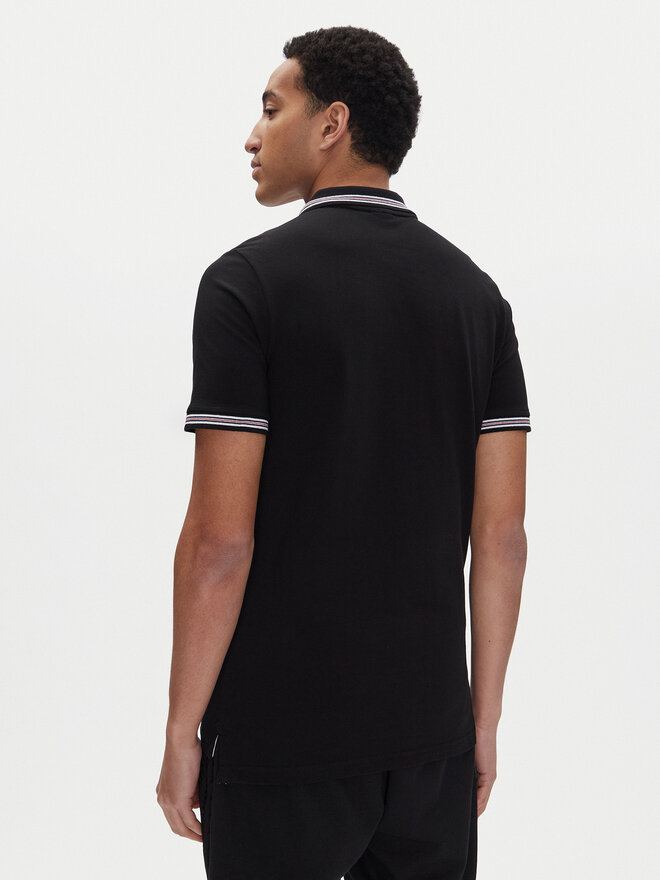Fila Fila Poloshirt Lubeek FAM0898 Schwarz Regular Fit
