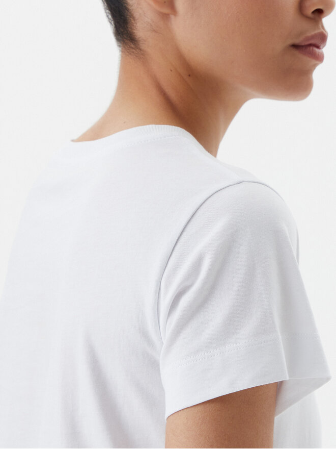 PINKO PINKO Camiseta Bussolotto 100373 A2OG Blanco Regular Fit