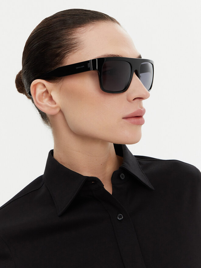 Trussardi Okulary przeciwsłoneczne Trussardi TSM9061 Czarny