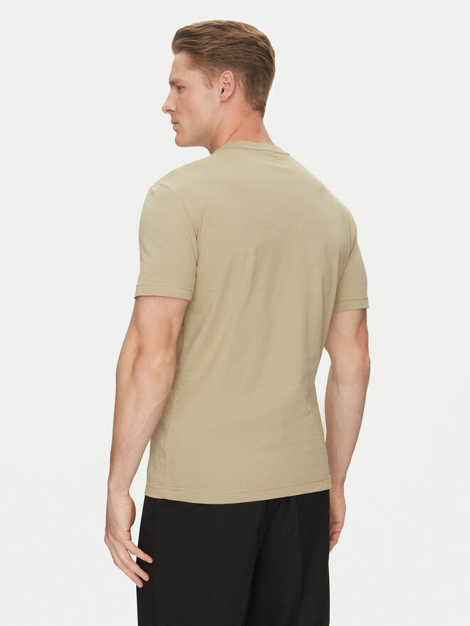 Calvin Klein Calvin Klein Футболка Double Logo K10K114149 Бежевий Regular Fit