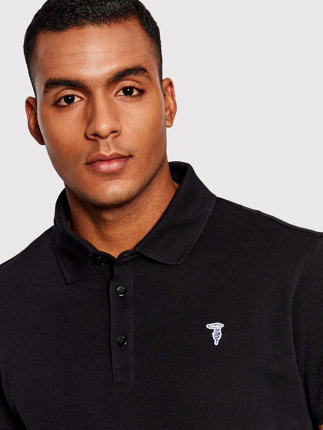 Trussardi Trussardi Polo Piquet 52T00597 Μαύρο Regular Fit