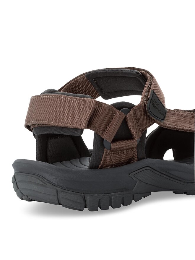 Jack Wolfskin Sandały Jack Wolfskin Lakewood Ride Sandal M 4019021 Brązowy