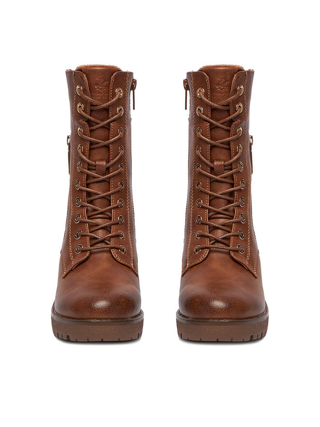 Beverly Hills Polo Club Schnürschuhe Beverly Hills Polo Club EO-WS0680-01 Braun