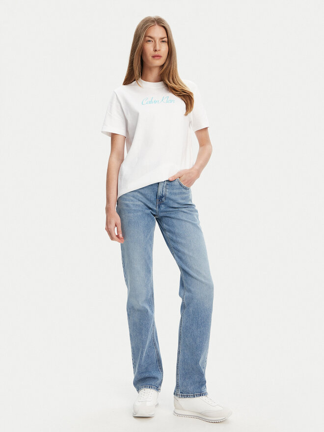 Calvin Klein Jeans Calvin Klein Jeans T-Shirt Classic Logo LV047C854G Weiß Regular Fit