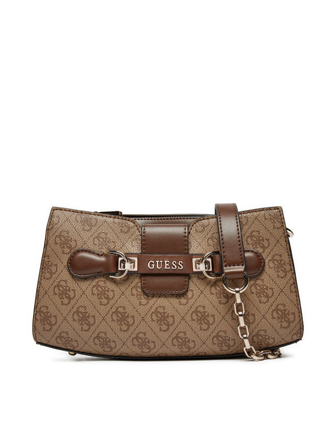 Bolso guess logo marron deals