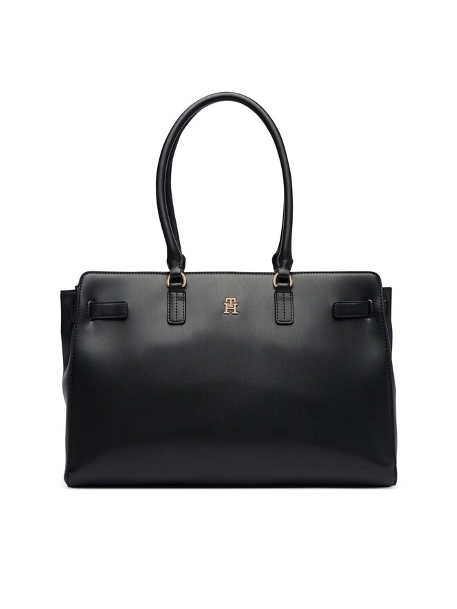 Tommy Hilfiger Handtasche Tommy Hilfiger AW0AW19069 Schwarz