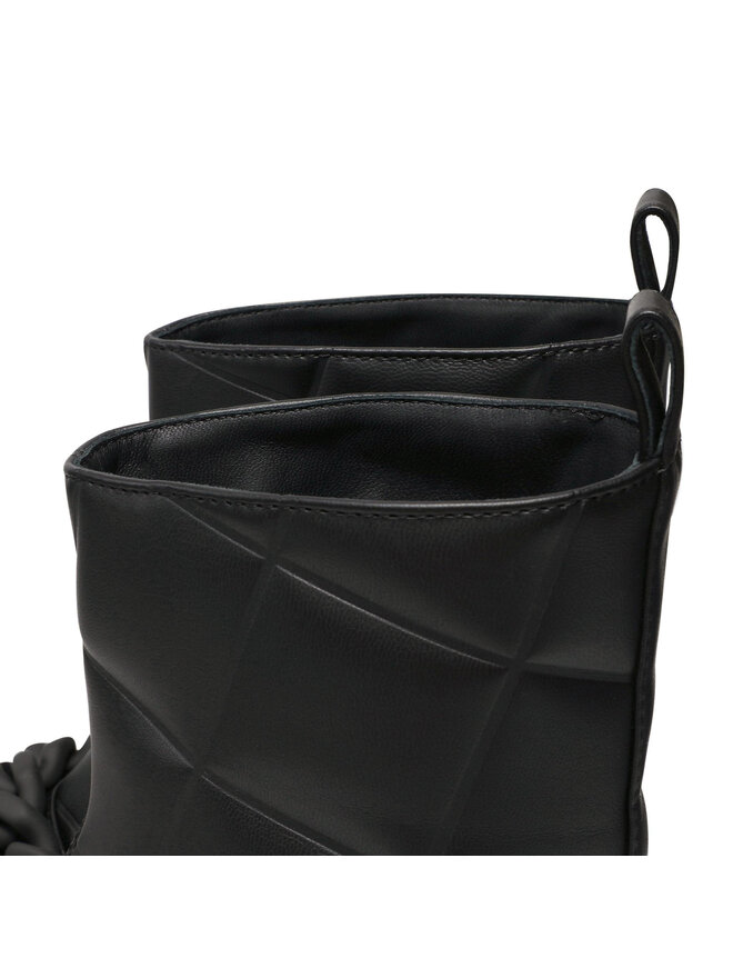 Le Silla Ботильйони Le Silla Stivaletto Ranger Fod. Montone 6411T020M1MMFAK001 Чорний