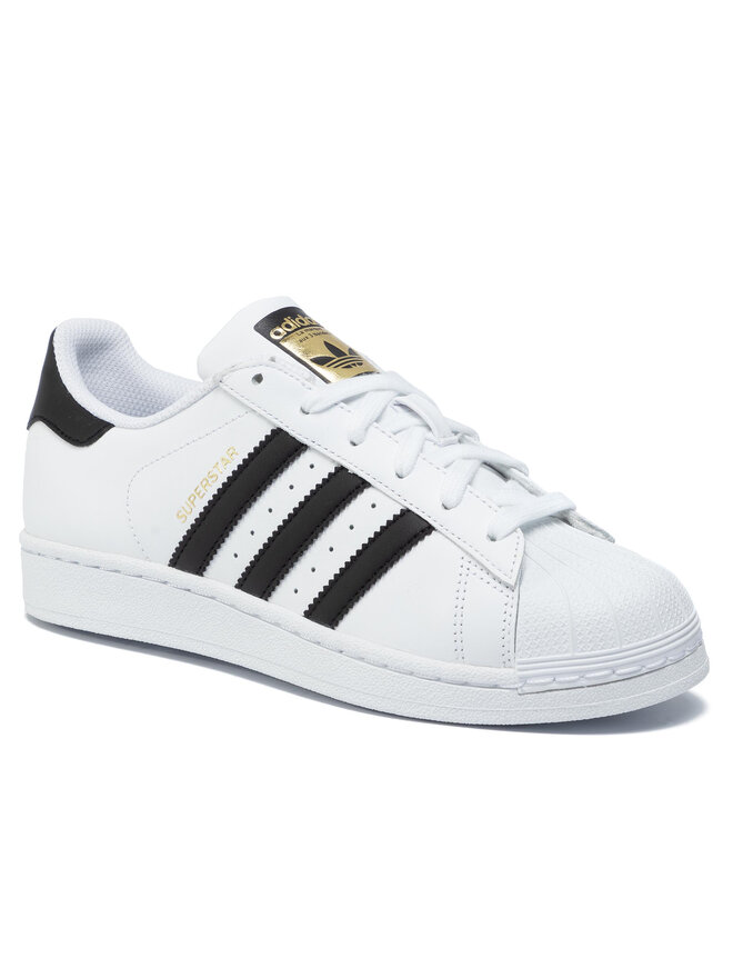 adidas Sneakersy adidas Superstar J C77154 Biela