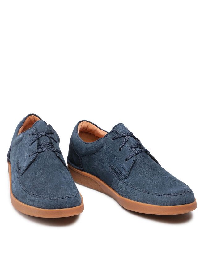 Clarks Halbschuhe Clarks Oakland Craft 261487517 Blau