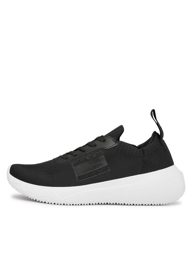 Tommy Jeans Снікерcи Tommy Jeans Flexi Cpontrast Brand EN0EN02139 Чорний