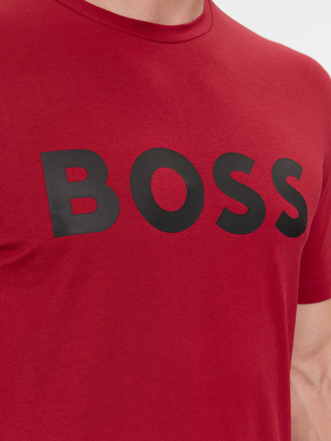 BOSS BOSS Camiseta Thinking 1 50481923 Rojo Regular Fit