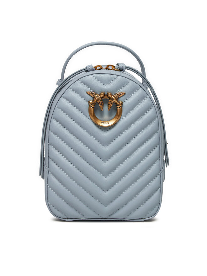Rucksack PINKO Love Click Mini Backpack AI 24 25 PLTT 103614 A1J2 Himmelblau eschuhe