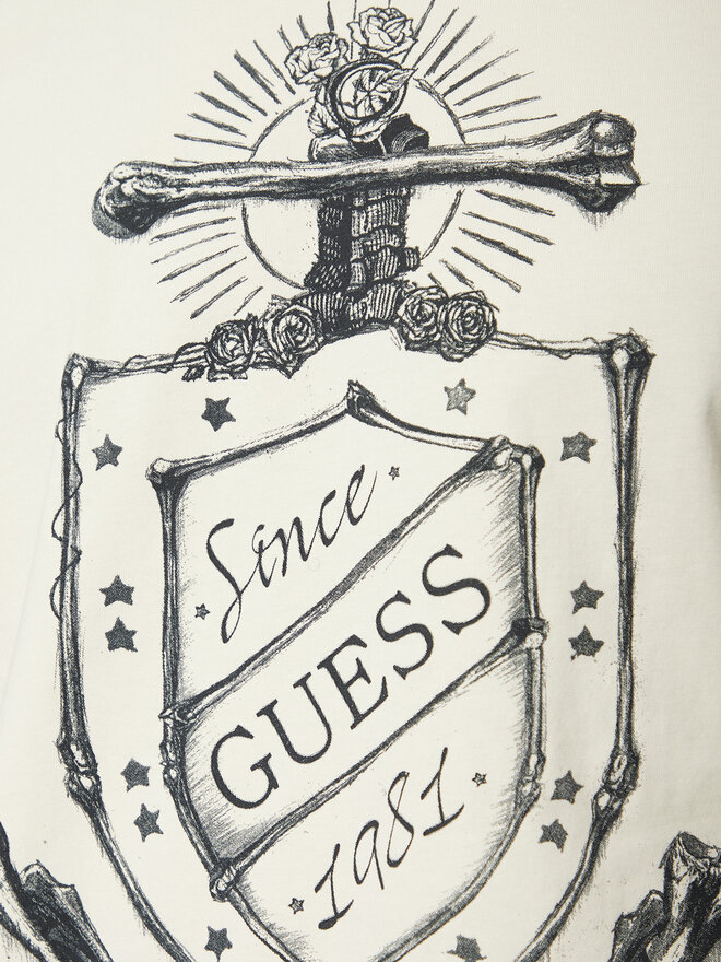 Guess Guess Camiseta M5GI72 KBW41 Beis Regular Fit