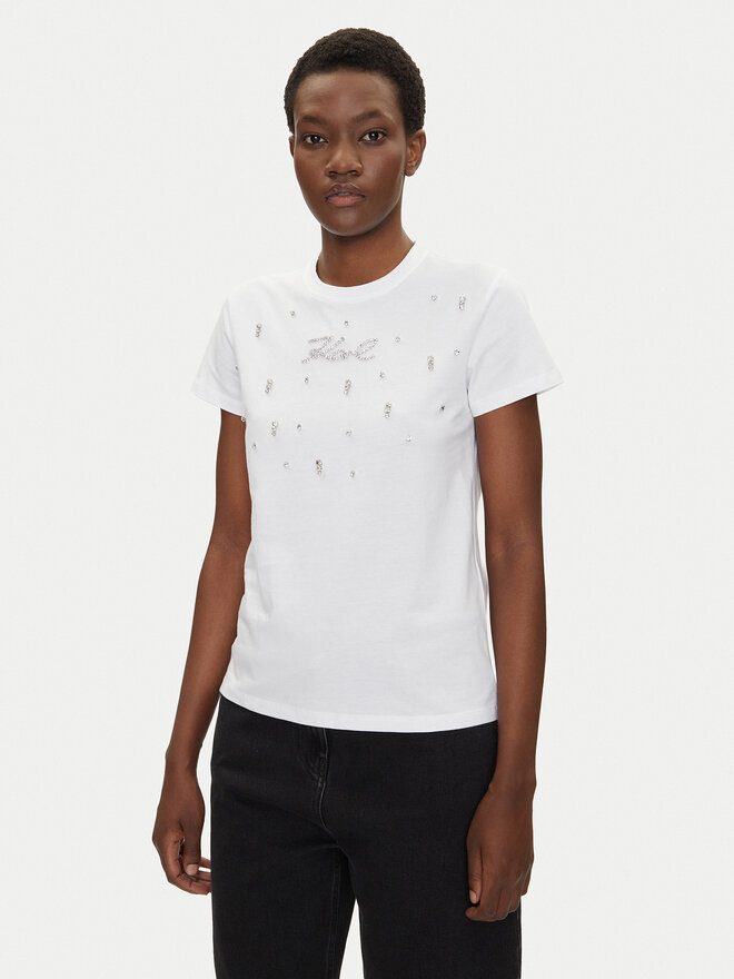 KARL LAGERFELD KARL LAGERFELD Camiseta A2W17120 Blanco Regular Fit