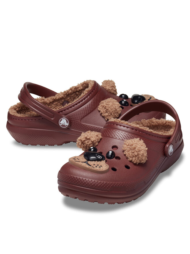 Crocs Šľapky Crocs Classic Lined Iam Brown Bear Clog K 210399 Hnedá