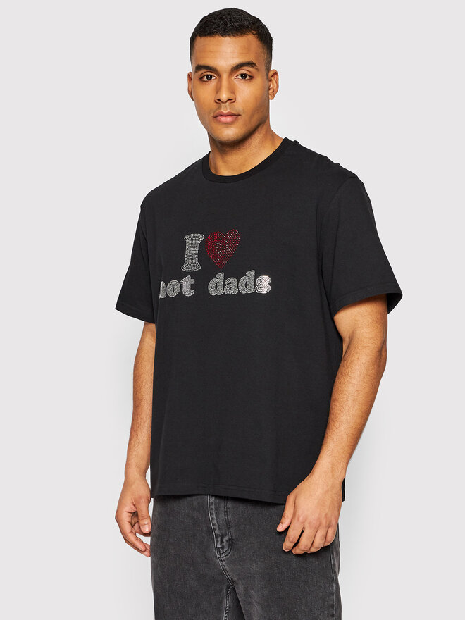 2005 2005 T-Shirt Unisex Hot Dads Μαύρο Regular Fit