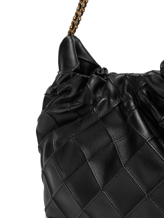 Tory Burch Handtasche Tory Burch Mini Fleming 162451 Schwarz