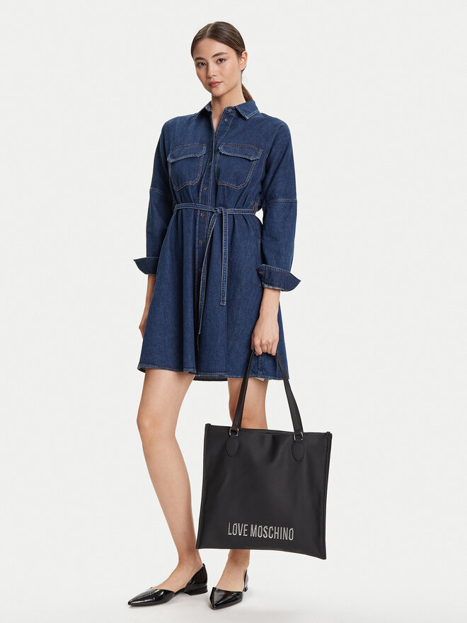 LOVE MOSCHINO Дамска чанта LOVE MOSCHINO JC4020PP1NKD000B Черен