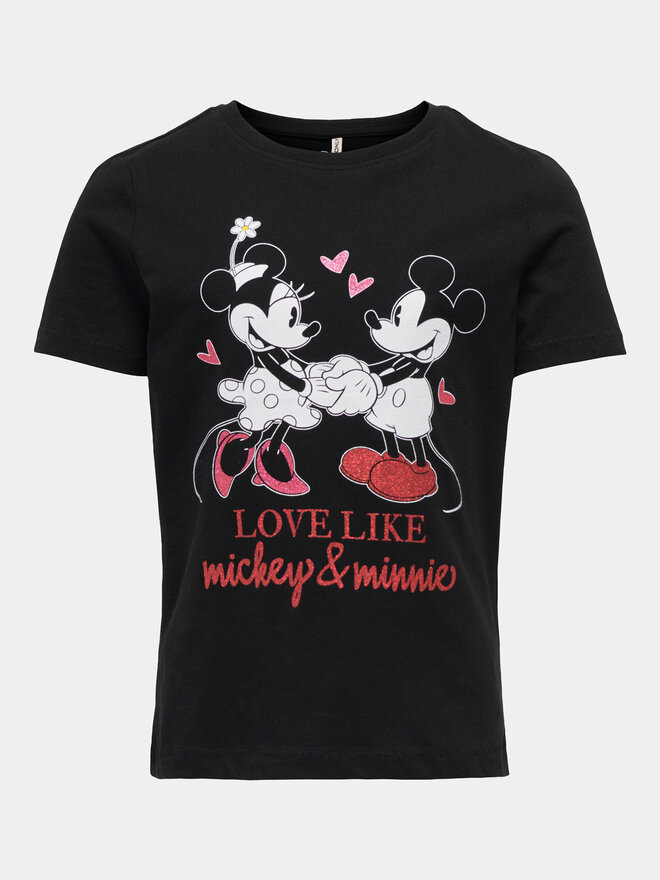 Kids ONLY Kids ONLY T-Shirt MICKEY 15319034 Schwarz Regular Fit