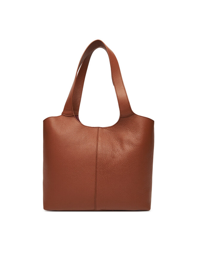 Coccinelle Handtasche Coccinelle Hand Grained L E1 SHA 11 02 01 Braun