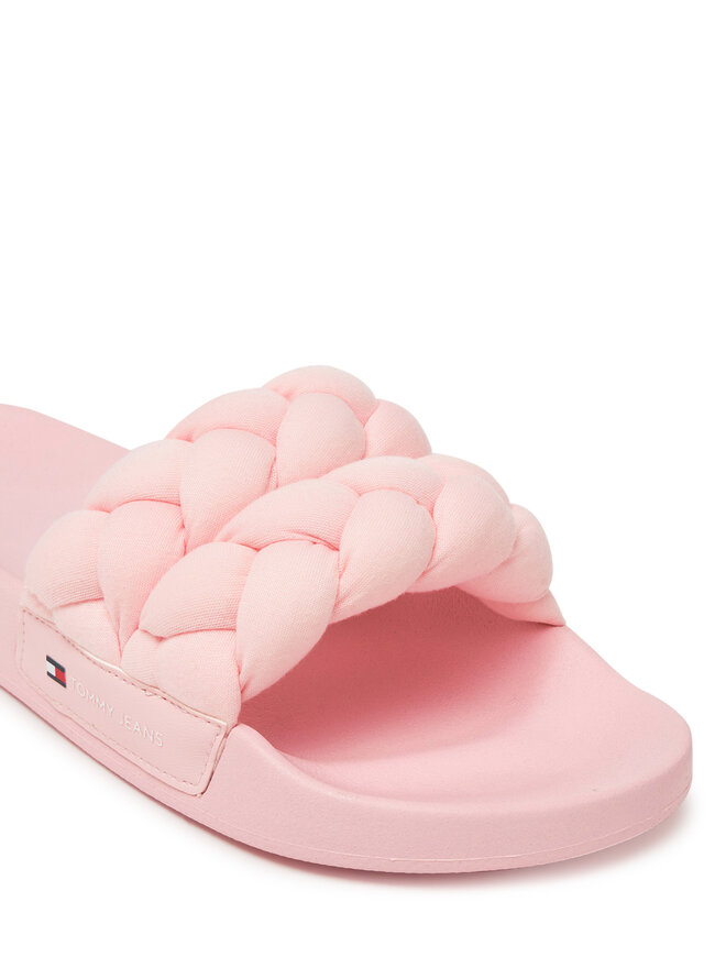 Tommy Jeans Papucs Tommy Jeans Tjw Braided Slide EN0EN02764 Rózsaszín