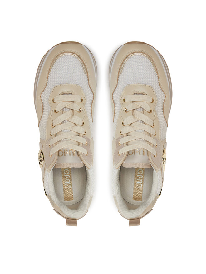Liu Jo Sneakersy Liu Jo Maxi Wonder BA5013 PX602 Écru