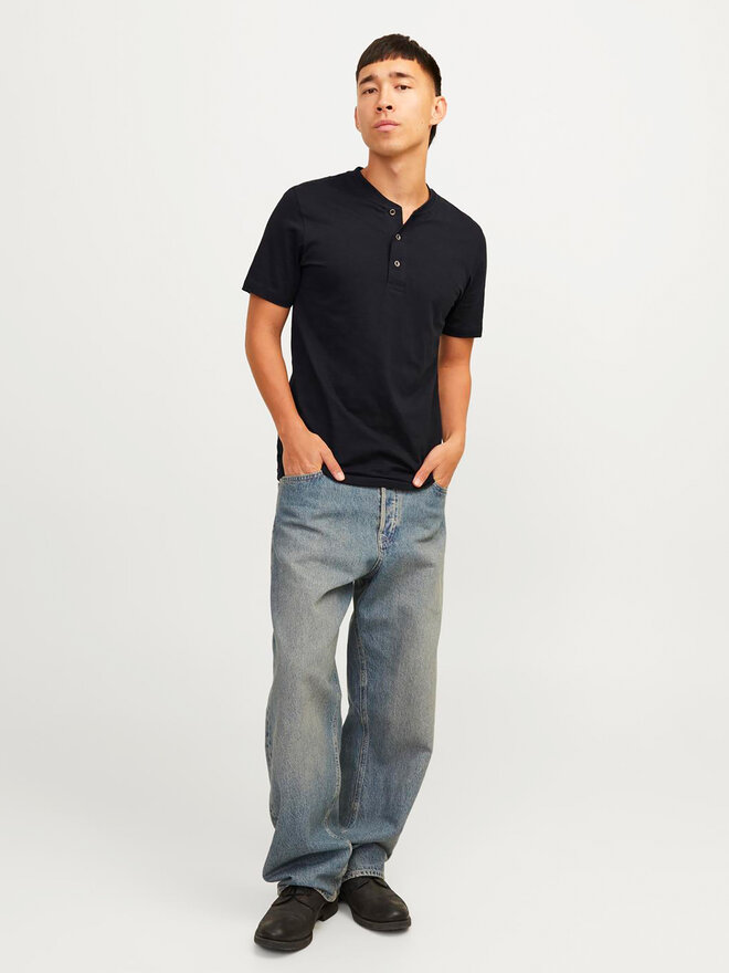 Jack&Jones Jack&Jones Marškinėliai Jprblunixs 12257965 Juoda Slim Fit